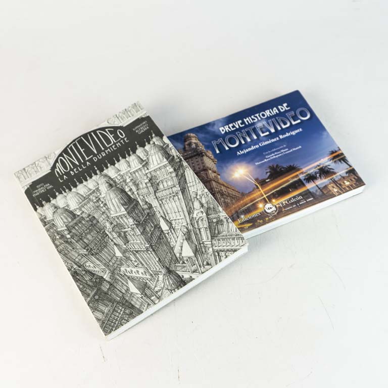 2 libros: Montevideo La Bella Durmiente y Breve historia de Montevideo