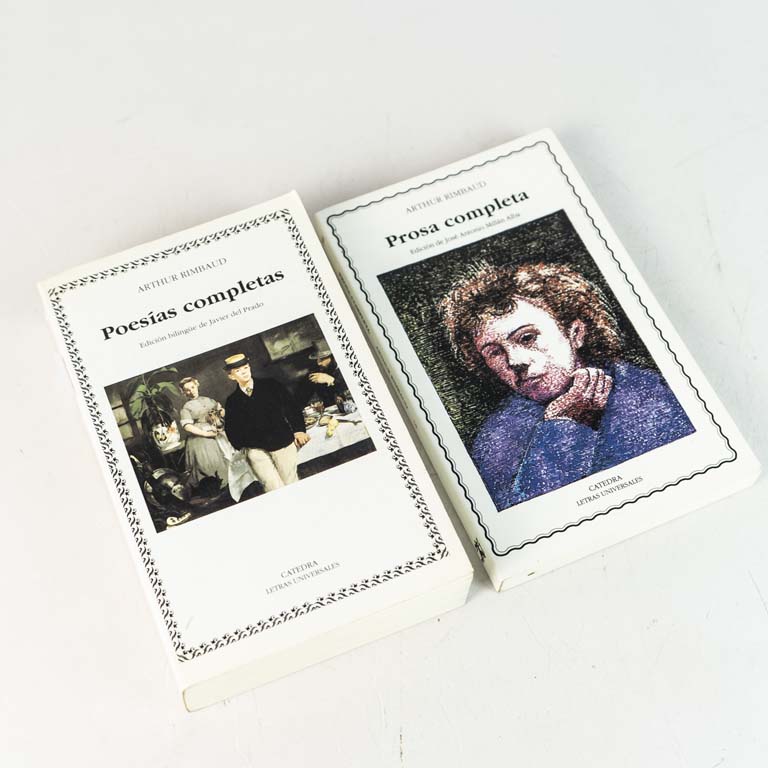 2 Libros Arthur Rimbaud: Prosa Completa y Poesías Completas