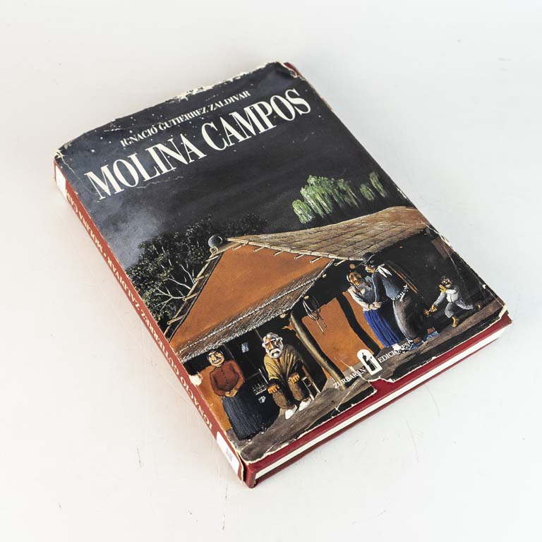 Molina Campos por Ignacio Gutiérrez Zaldivar, de tapa dura con sobrecubierta