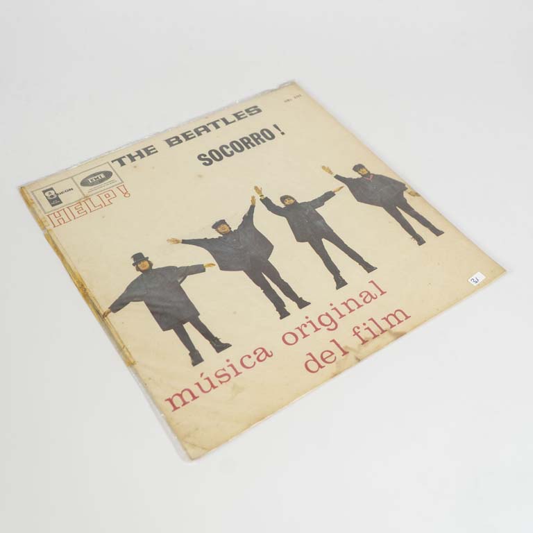 Disco de vinilo LP Beatles- Socorro Edición uruguaya