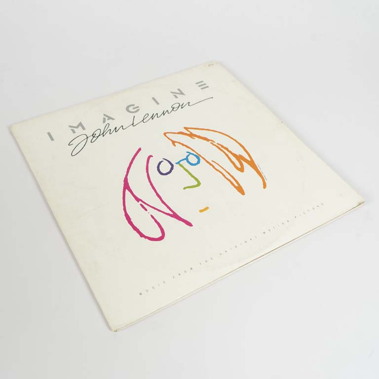 Discos de vinilo LP John Lennon- Imagine- Edición Brasil, disco doble
