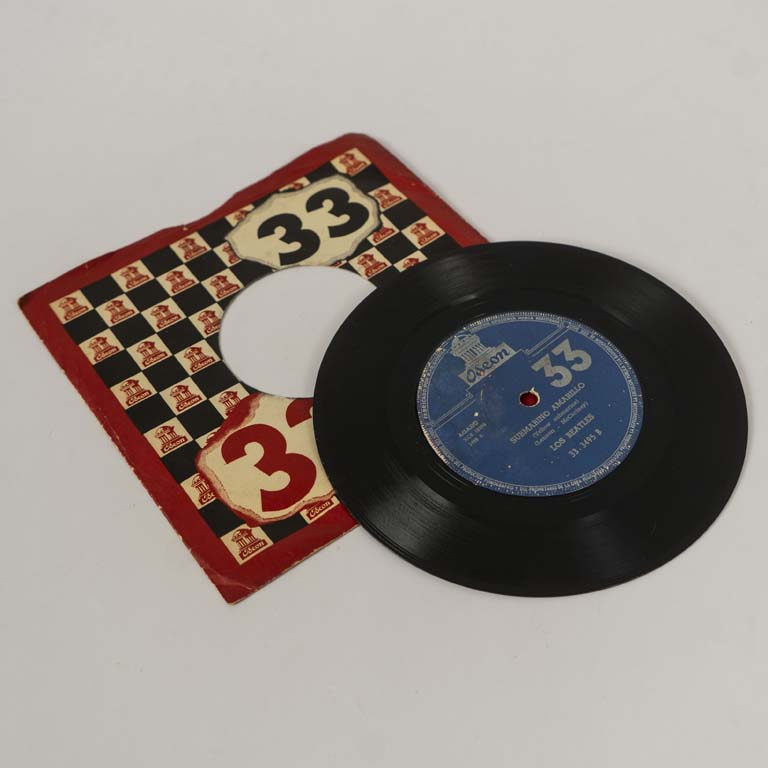 Disco Vinilo Single Eleanor Rigby - Los Beatles - Primera Edición Uruguay